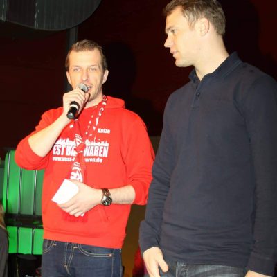 Klangwahl Dj für Vereinsfeiern Dj Markus Weber mit Manuel Neuer